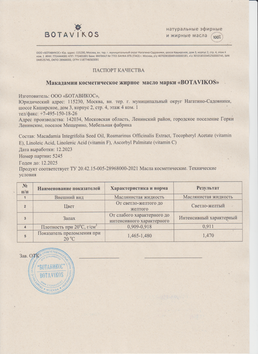 Паспорт №122023